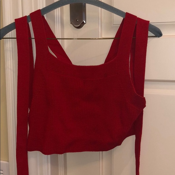 Red Wilfred MATANE knit top - Picture 2 of 5